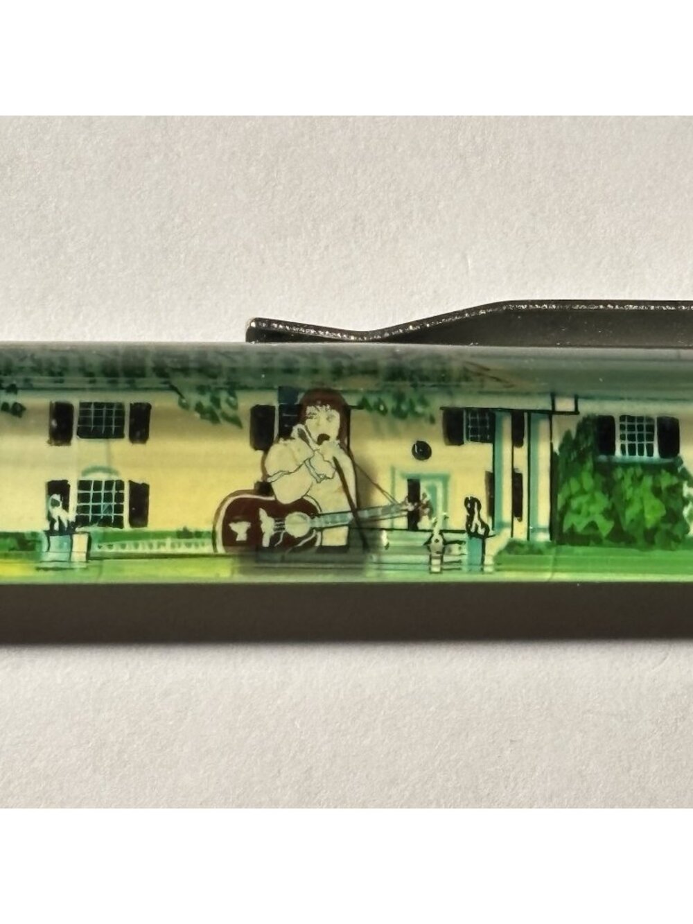 Graceland Home of Elvis Presley Floaty Pen Elvis with Guitar Moves by Mansion